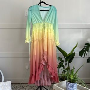 Rainbow Dress - ChicWish